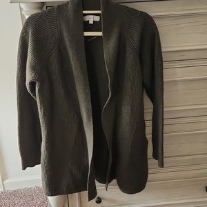 Loft XXL khaki green cardigan